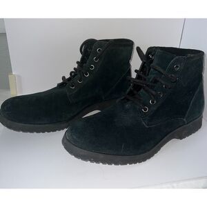 Uggs Dark Blue Suede Men's Boots (Size 8)